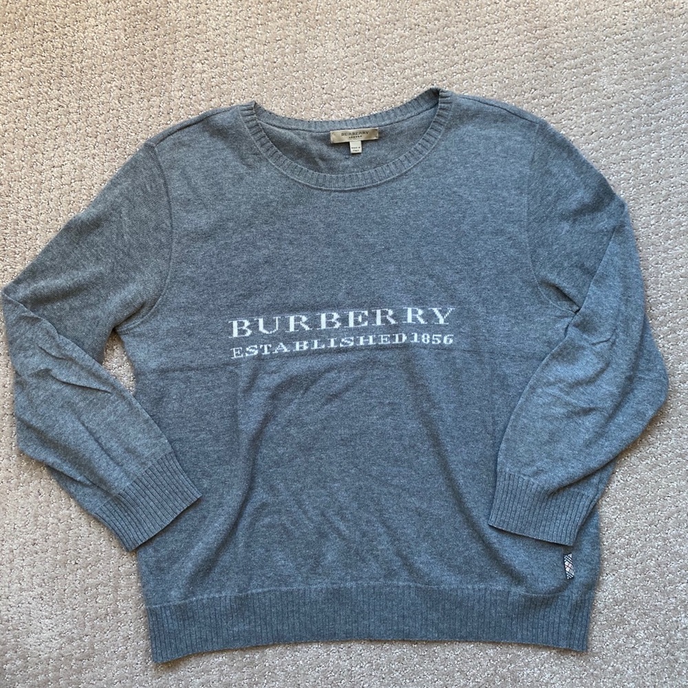 Burberry Grey Sweater